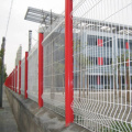 Peach Post Security Wire Mesh Fence